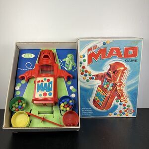Rare Mr. Mad Game Ideal Robot Complete & Working + Original Box